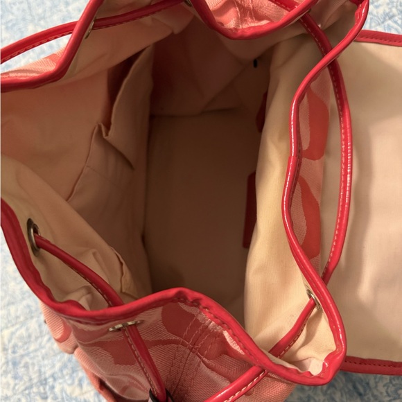 Coach Y2K Pink Monogram Backpack - Picture 6 of 7